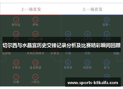 切尔西与水晶宫历史交锋记录分析及比赛精彩瞬间回顾